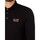 Kleidung Herren Langärmelige Polohemden Emporio Armani EA7 Langarm-Poloshirt aus Jersey mit Logo Schwarz