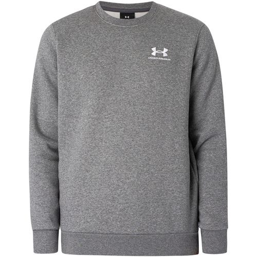Kleidung Herren Sweatshirts Under Armour Unverzichtbares Fleece-Sweatshirt Grau