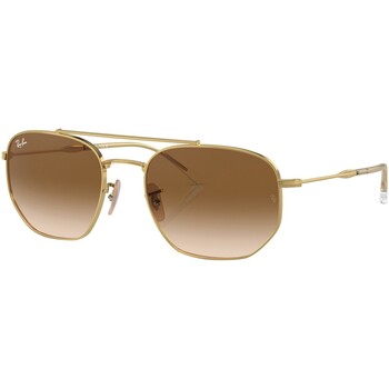Uhren & Schmuck Herren Sonnenbrillen Ray-ban RB3707 Unregelmäßige Sonnenbrille Gold