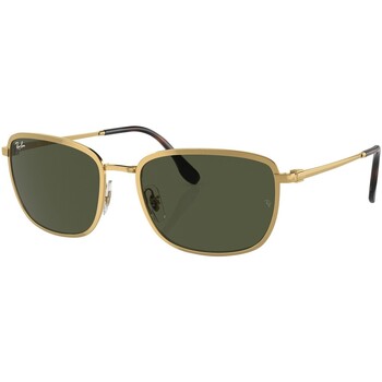 Uhren & Schmuck Herren Sonnenbrillen Ray-ban RB3705 Quadratische Sonnenbrille Gold