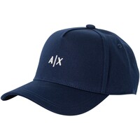 Accessoires Herren Schirmmütze EAX Logo-Baseballmütze Blau