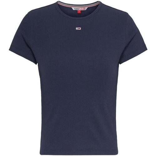 Kleidung Damen T-Shirts & Poloshirts Tommy Jeans  Blau