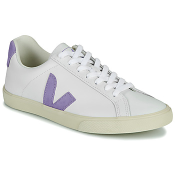 Schuhe Damen Sneaker Low Veja ESPLAR LOGO Weiss / Violett