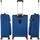 Taschen flexibler Koffer Jaslen Colchester Blau