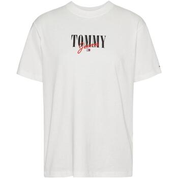 Kleidung Damen T-Shirts & Poloshirts Tommy Jeans  Weiss