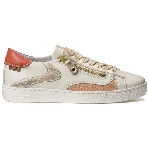Schuhe Damen Sneaker Pikolinos Baskets femme  Lanzarote W7B-6978C1 Weiss