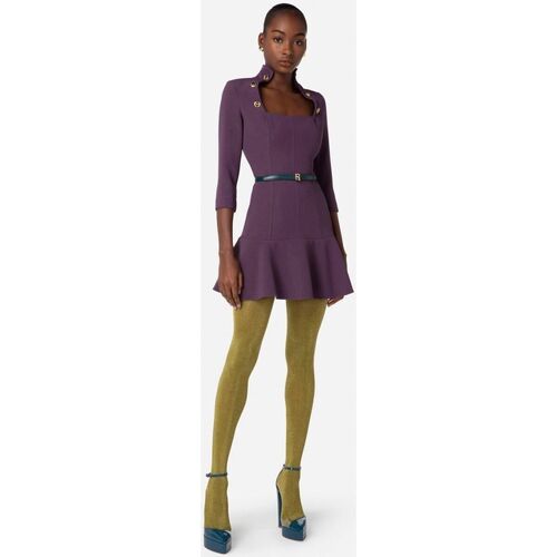 Kleidung Damen Kleider Elisabetta Franchi AB41636E2-200 Violett