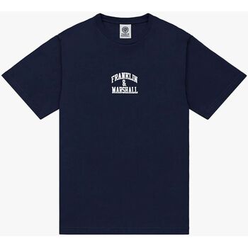 Kleidung Herren T-Shirts & Poloshirts Franklin & Marshall JM3009.1009P01-219 NAVY Blau