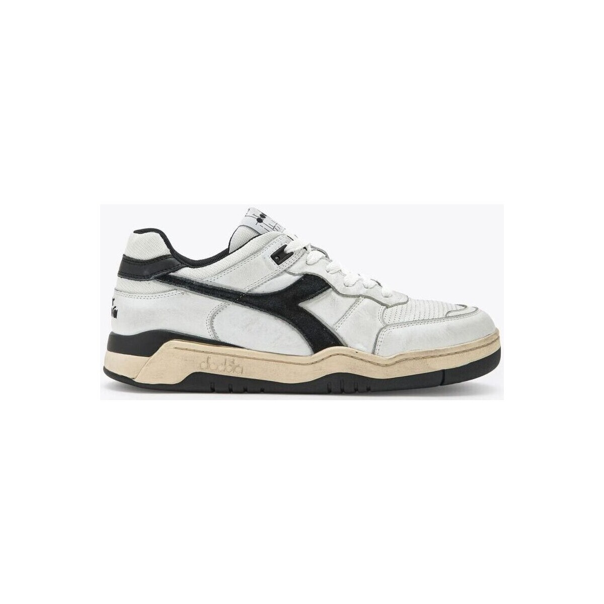 Schuhe Herren Sneaker Diadora 179429 B.560 USED ITALIA-C0351 - BIANCO NERO Weiss