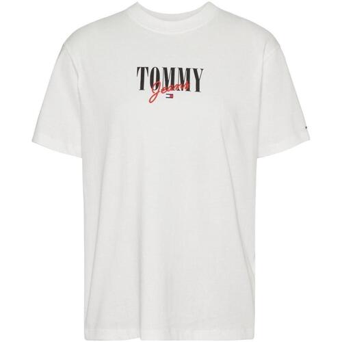 Kleidung Damen T-Shirts Tommy Hilfiger  Weiss