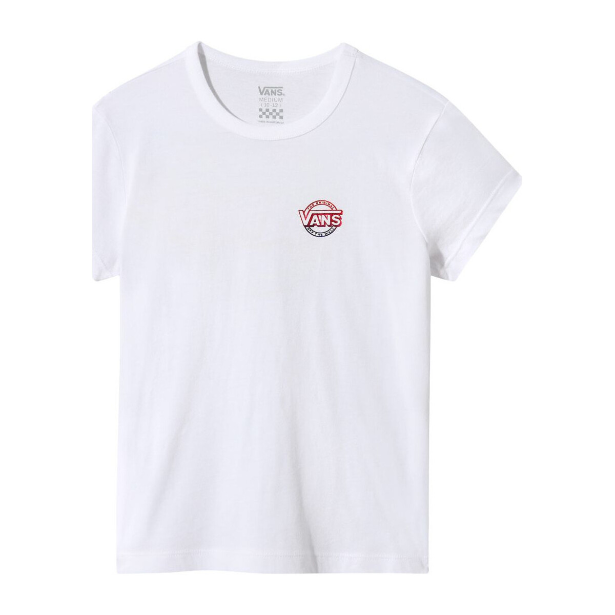 Kleidung Mädchen T-Shirts & Poloshirts Vans VN0A4ULA MICD UP-WHITE Weiss
