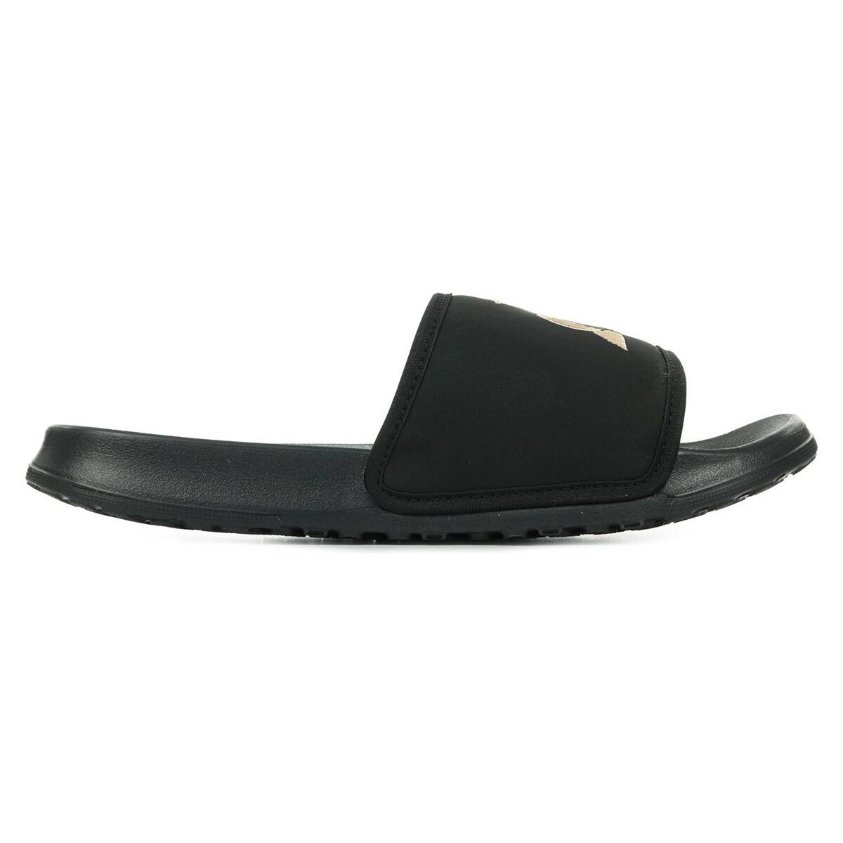Schuhe Sandalen / Sandaletten Le Coq Sportif Slide Binding Metallic Schwarz