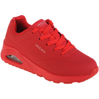 Schuhe Mädchen Sneaker Low Skechers Uno Stand On Air Rot
