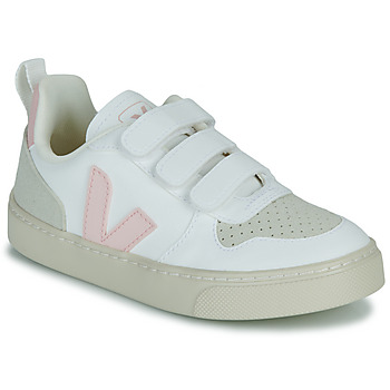 Schuhe Mädchen Sneaker Low Veja SMALL V-10 Weiss / Rosa