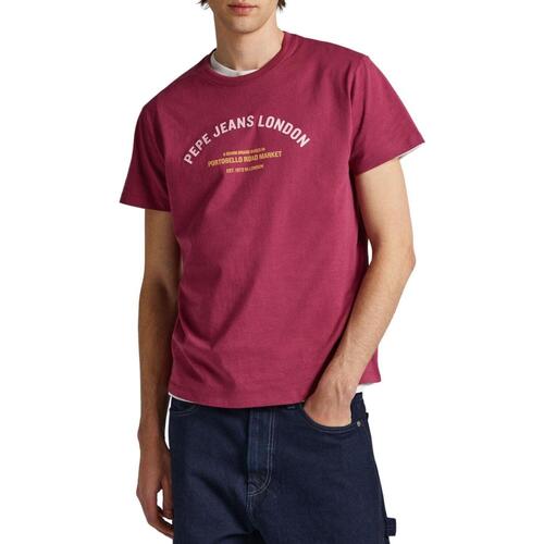Kleidung Herren T-Shirts Pepe jeans  Rot