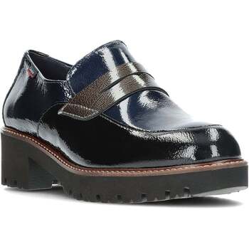Schuhe Damen Slipper CallagHan STYLE LOAFERS 13447 Blau