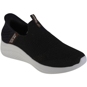 Schuhe Damen Sneaker Low Skechers Slip-Ins Ultra Flex 3.0 - Glitter Me Schwarz