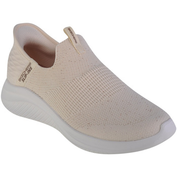 Schuhe Damen Sneaker Low Skechers Slip-Ins Ultra Flex 3.0-Shiny Night Weiss