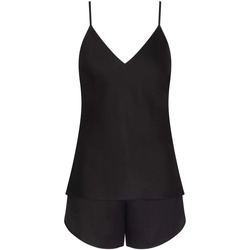 Kleidung Damen Pyjamas/ Nachthemden Triumph Nuisette femme  Silky Sensuality Psw Schwarz