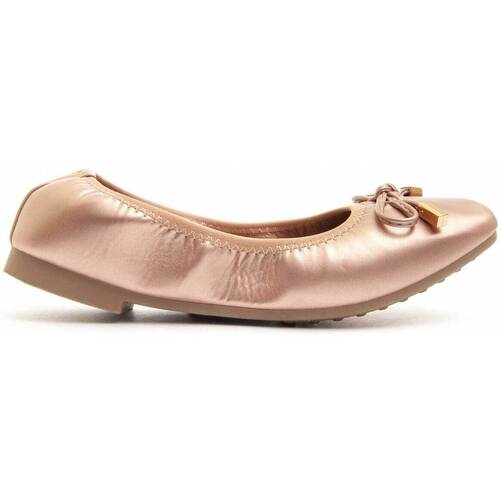 Schuhe Damen Ballerinas Leindia 83760 Beige