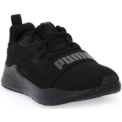 Schuhe Damen Sneaker Puma 01 WIRED RUN PURE Schwarz