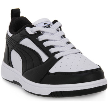 Schuhe Jungen Sneaker Puma 01 REBOUND V6 LOW Weiss