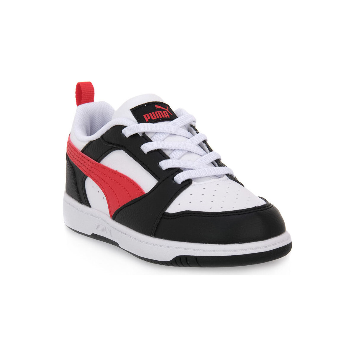 Schuhe Jungen Sneaker Puma 04 REBOUND V6 LO Weiss
