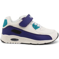 Schuhe Herren Sneaker Shone 005-001-V White/Purple Weiss