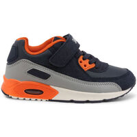 Schuhe Herren Sneaker Shone 005-001-V Navy/Orange Blau