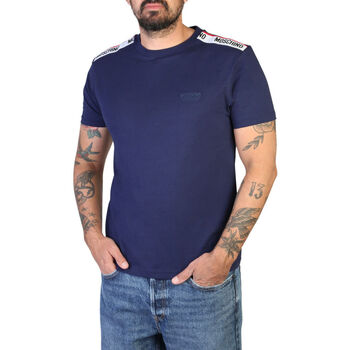 Kleidung Herren T-Shirts Moschino A0781-4305 A0290 Blue Blau