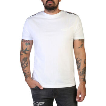 Kleidung Herren T-Shirts Moschino A0781-4305 A0001 White Weiss