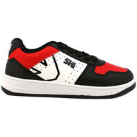 Schuhe Herren Sneaker Shone 002-001 Black/Red Schwarz