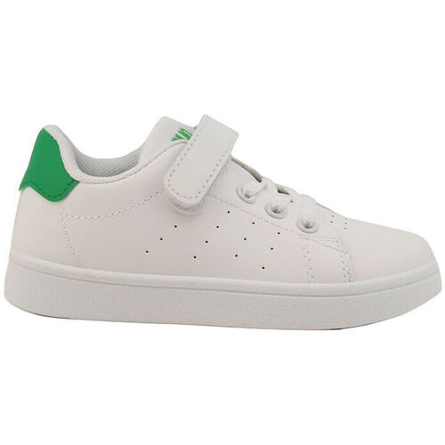 Schuhe Herren Sneaker Shone 001-002 White/Green Weiss