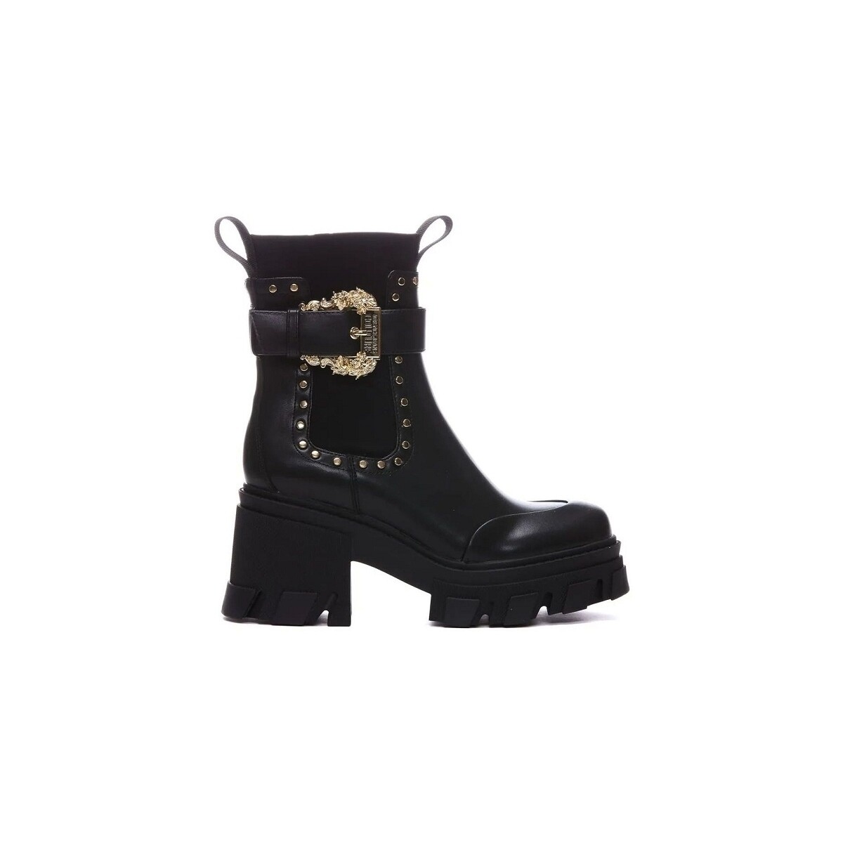 Schuhe Damen Low Boots Versace 75VA3S84 Schwarz