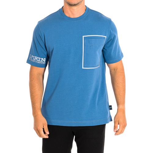 Kleidung Herren T-Shirts La Martina SMR313-JS303-07074 Blau