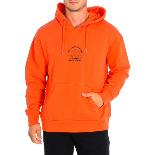 Kleidung Herren Sweatshirts La Martina TMF603-FP533-06097 Orange