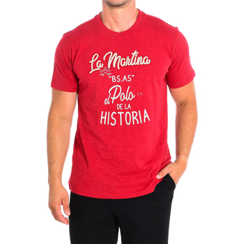 Kleidung Herren T-Shirts La Martina TMR301-JS259-06017 Rot