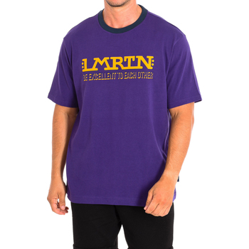 Kleidung Herren T-Shirts La Martina TMR302-JS303-05007 Violett