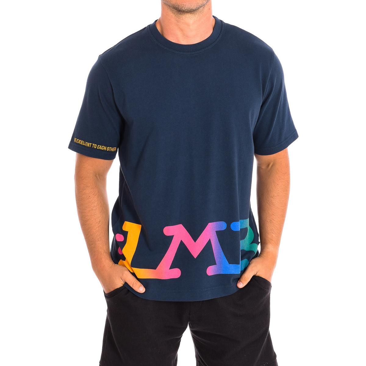 Kleidung Herren T-Shirts La Martina TMR303-JS303-07017 Marine