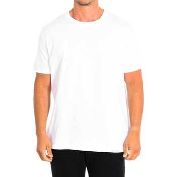 Kleidung Herren T-Shirts La Martina TMR309-JS206-00001 Weiss