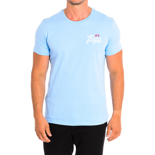 Kleidung Herren T-Shirts La Martina TMR605-JS354-07003 Blau