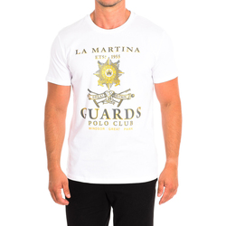 Kleidung Herren T-Shirts La Martina TMRG30-JS206-00001 Weiss