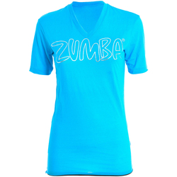 Kleidung Damen T-Shirts & Poloshirts Zumba Z2T00144-AZUL Blau