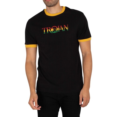 Kleidung Herren T-Shirts Trojan Marken-T-Shirt Schwarz