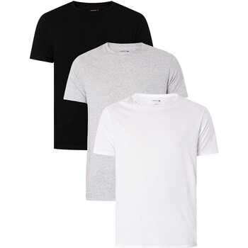 Kleidung Herren T-Shirts Lacoste 3er Pack Essentials Lounge T-Shirt Multicolor