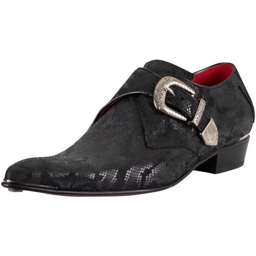 Schuhe Herren Derby-Schuhe Jeffery-West Kala Monk-Schuhe aus Leder Schwarz