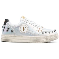 Schuhe Damen Sneaker Versace 75VA3SKC Silbern