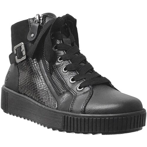 Schuhe Damen Sneaker High Remonte R7997 Schwarz