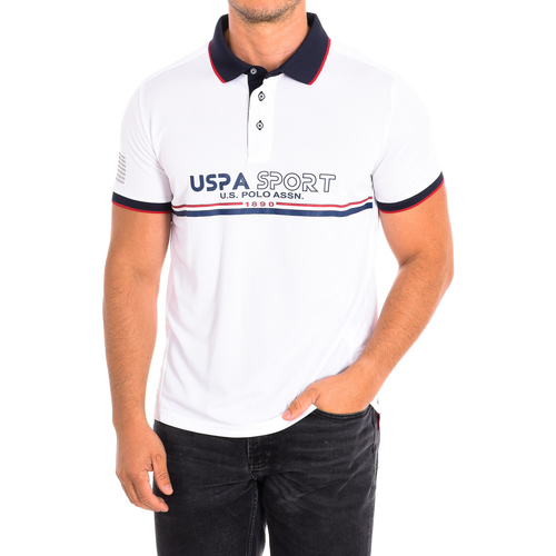 Kleidung Herren Polohemden U.S Polo Assn. 61798-101 Weiss