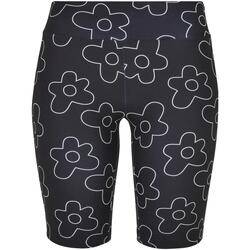 Kleidung Damen Leggings Urban Classics Cuissard grandes tailles femme  AOP Tech Schwarz